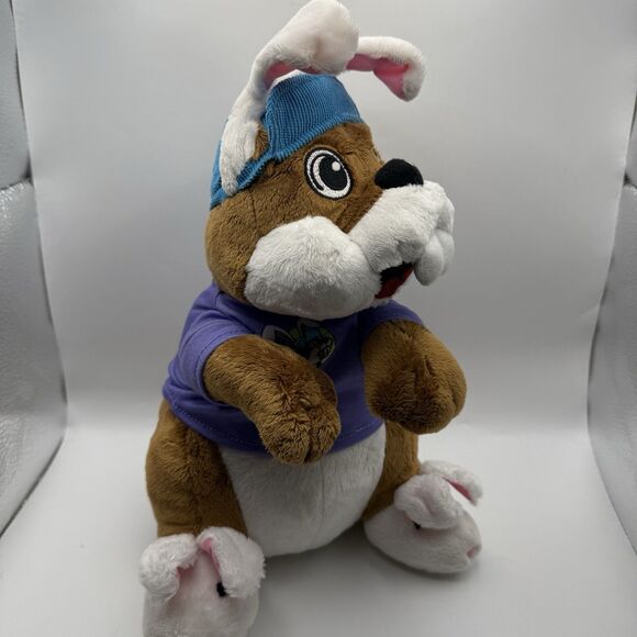 Buc-ee’s 2024 Easter Edition Bunny Beaver 12” Plush Slippers Rabbit Ears T-Shirt - Picture 3 of 9